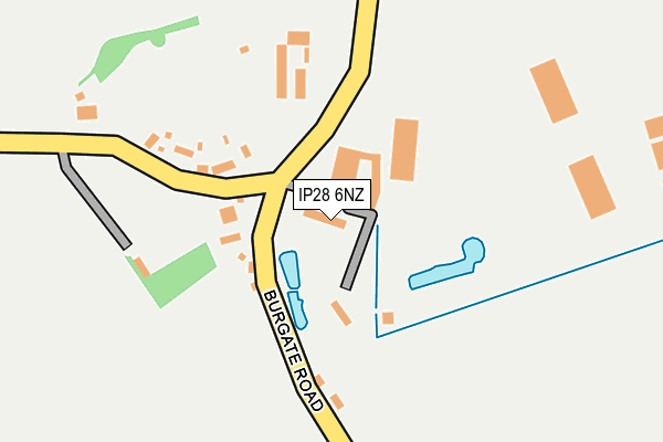IP28 6NZ map - OS OpenMap – Local (Ordnance Survey)
