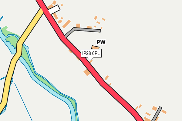 IP28 6PL map - OS OpenMap – Local (Ordnance Survey)