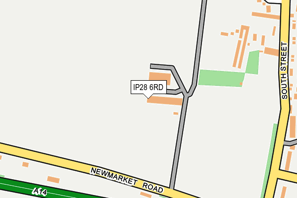 IP28 6RD map - OS OpenMap – Local (Ordnance Survey)