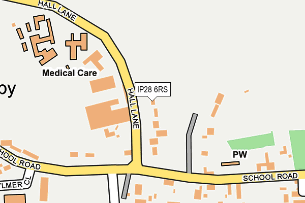 IP28 6RS map - OS OpenMap – Local (Ordnance Survey)