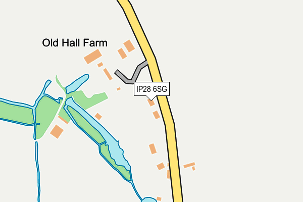 IP28 6SG map - OS OpenMap – Local (Ordnance Survey)