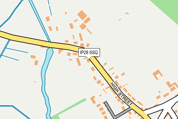 IP28 6SQ map - OS OpenMap – Local (Ordnance Survey)