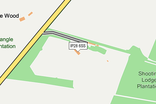 IP28 6SS map - OS OpenMap – Local (Ordnance Survey)