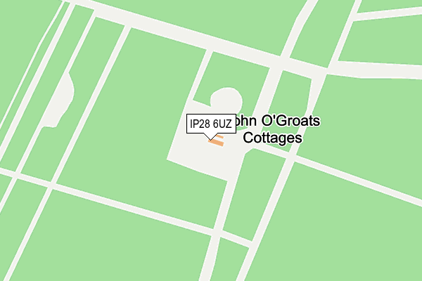 IP28 6UZ map - OS OpenMap – Local (Ordnance Survey)
