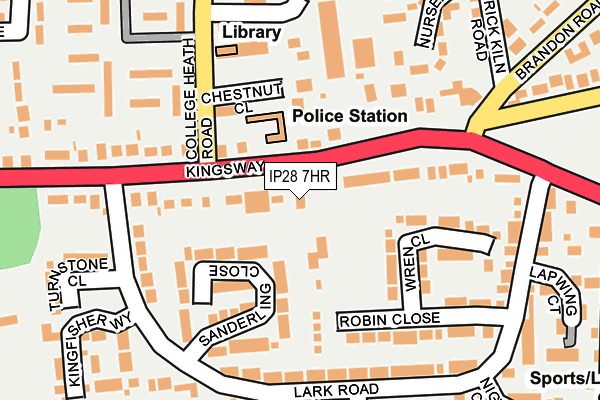 IP28 7HR map - OS OpenMap – Local (Ordnance Survey)