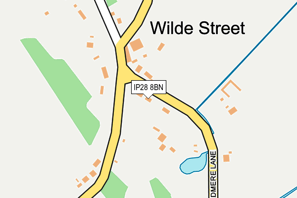 IP28 8BN map - OS OpenMap – Local (Ordnance Survey)