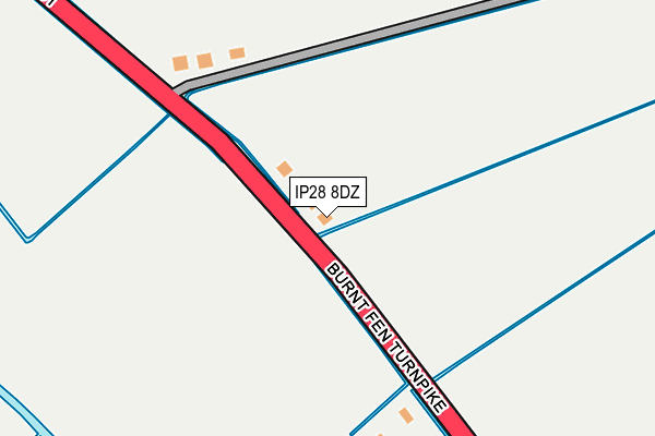 IP28 8DZ map - OS OpenMap – Local (Ordnance Survey)