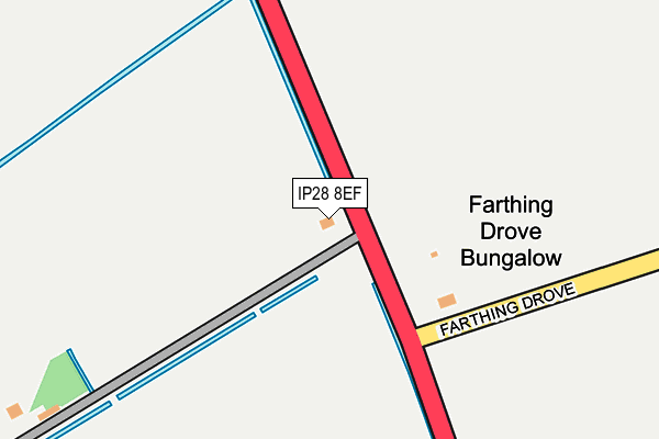 IP28 8EF map - OS OpenMap – Local (Ordnance Survey)