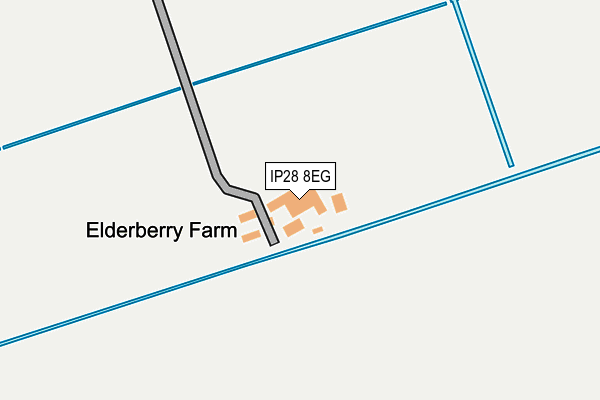 IP28 8EG map - OS OpenMap – Local (Ordnance Survey)