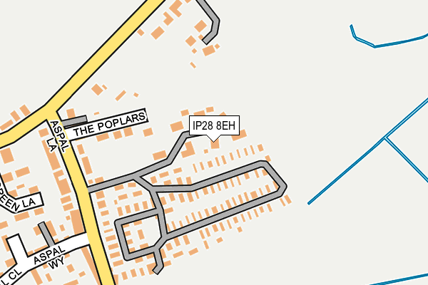 IP28 8EH map - OS OpenMap – Local (Ordnance Survey)