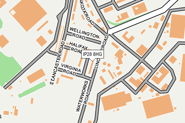 IP28 8HG map - OS OpenMap – Local (Ordnance Survey)