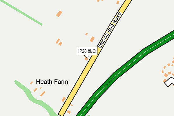 IP28 8LQ map - OS OpenMap – Local (Ordnance Survey)