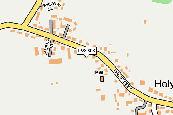 IP28 8LS map - OS OpenMap – Local (Ordnance Survey)
