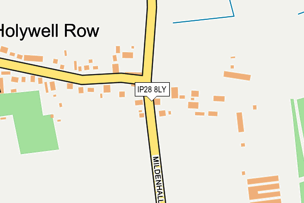 IP28 8LY map - OS OpenMap – Local (Ordnance Survey)