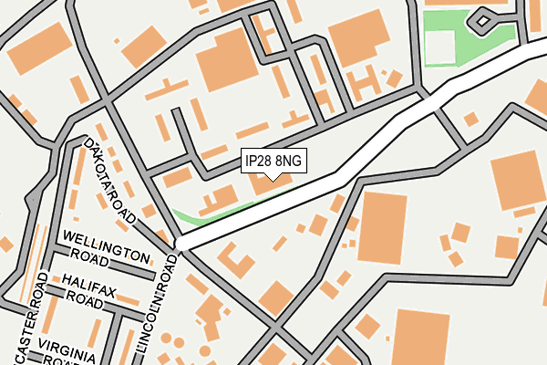 IP28 8NG map - OS OpenMap – Local (Ordnance Survey)