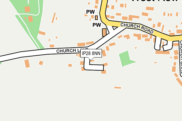 IP28 8NN map - OS OpenMap – Local (Ordnance Survey)