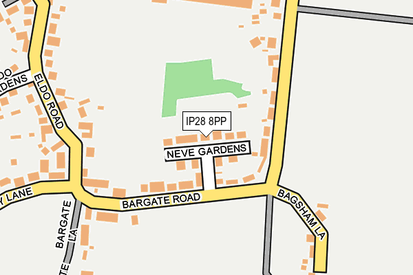 IP28 8PP map - OS OpenMap – Local (Ordnance Survey)