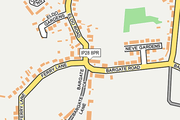 IP28 8PR map - OS OpenMap – Local (Ordnance Survey)