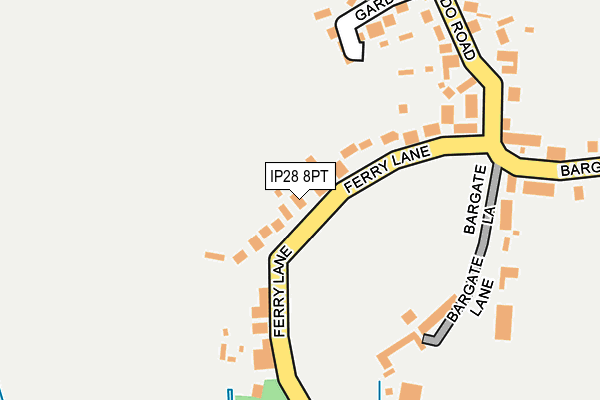 IP28 8PT map - OS OpenMap – Local (Ordnance Survey)