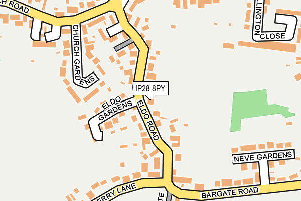 Map of CJ SURVEYS LTD at local scale