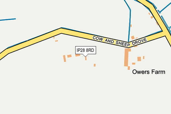 IP28 8RD map - OS OpenMap – Local (Ordnance Survey)