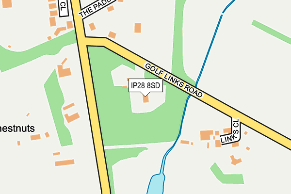 IP28 8SD map - OS OpenMap – Local (Ordnance Survey)