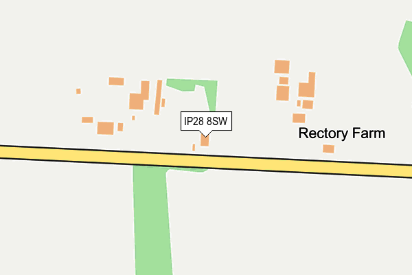 IP28 8SW map - OS OpenMap – Local (Ordnance Survey)