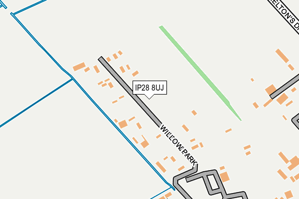 IP28 8UJ map - OS OpenMap – Local (Ordnance Survey)