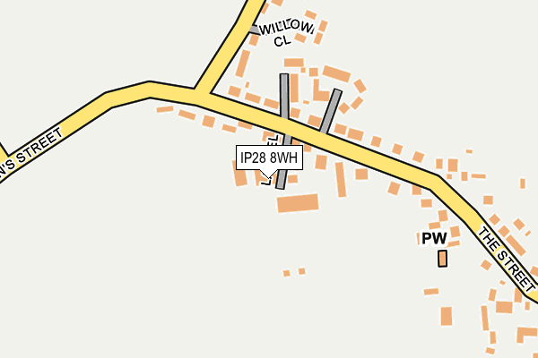 IP28 8WH map - OS OpenMap – Local (Ordnance Survey)