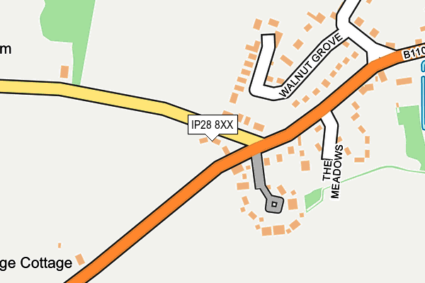 IP28 8XX map - OS OpenMap – Local (Ordnance Survey)