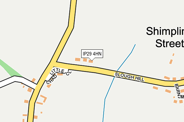 IP29 4HN map - OS OpenMap – Local (Ordnance Survey)