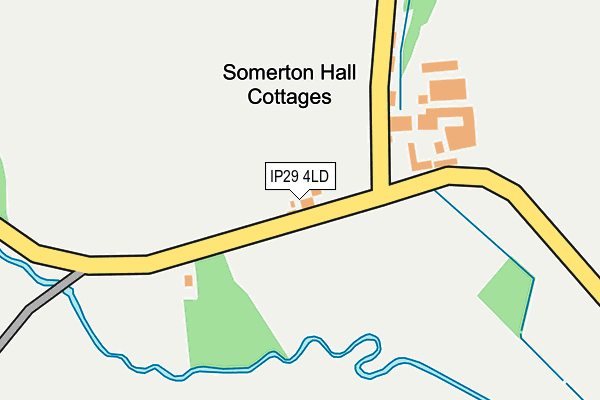 IP29 4LD map - OS OpenMap – Local (Ordnance Survey)