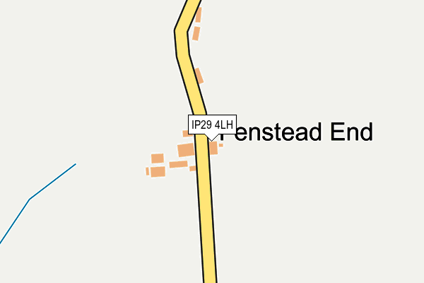 IP29 4LH map - OS OpenMap – Local (Ordnance Survey)