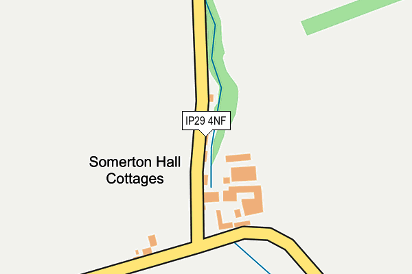 IP29 4NF map - OS OpenMap – Local (Ordnance Survey)