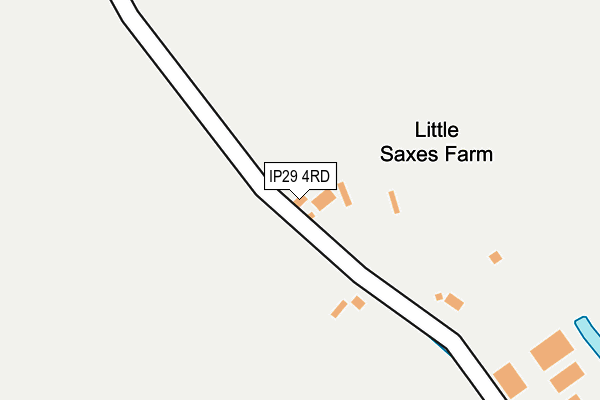 IP29 4RD map - OS OpenMap – Local (Ordnance Survey)