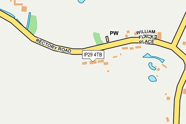 IP29 4TB map - OS OpenMap – Local (Ordnance Survey)