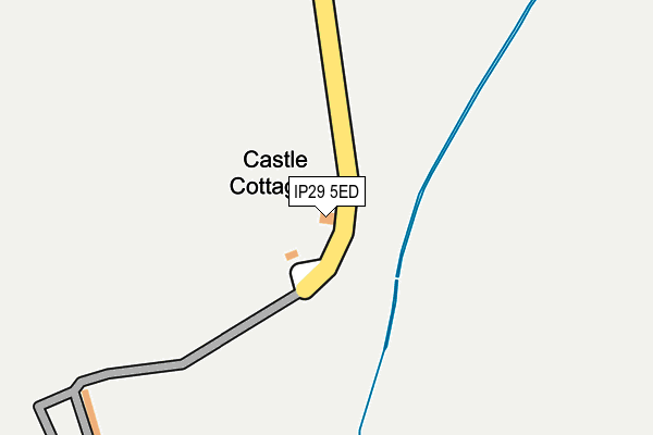 IP29 5ED map - OS OpenMap – Local (Ordnance Survey)