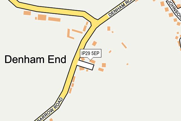 IP29 5EP map - OS OpenMap – Local (Ordnance Survey)