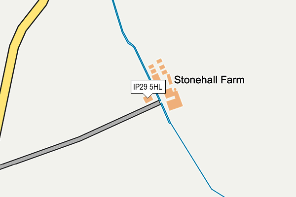 IP29 5HL map - OS OpenMap – Local (Ordnance Survey)