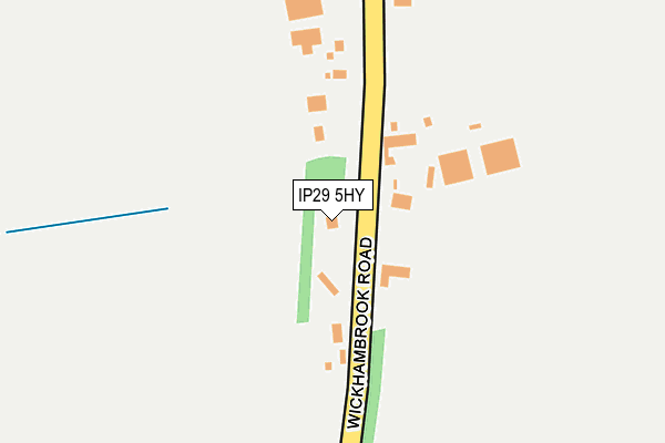 IP29 5HY map - OS OpenMap – Local (Ordnance Survey)