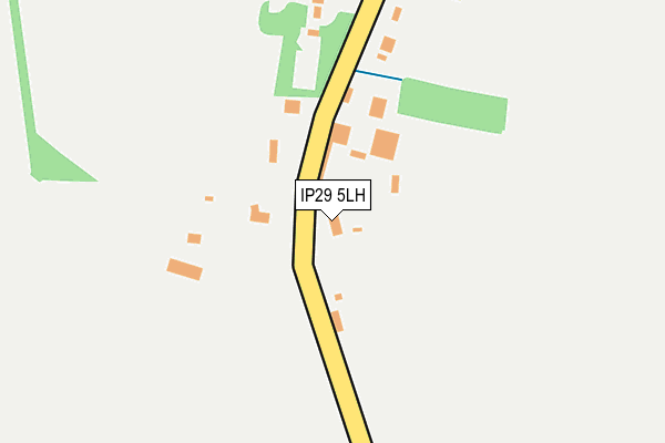 IP29 5LH map - OS OpenMap – Local (Ordnance Survey)