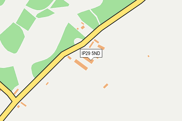 IP29 5ND map - OS OpenMap – Local (Ordnance Survey)