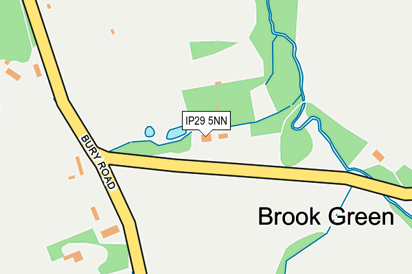 IP29 5NN map - OS OpenMap – Local (Ordnance Survey)