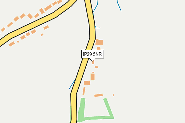 IP29 5NR map - OS OpenMap – Local (Ordnance Survey)
