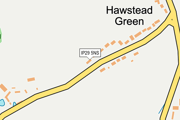 IP29 5NS map - OS OpenMap – Local (Ordnance Survey)