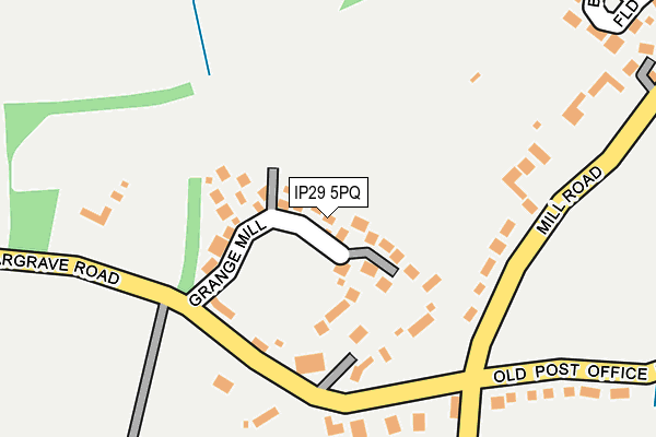 IP29 5PQ map - OS OpenMap – Local (Ordnance Survey)
