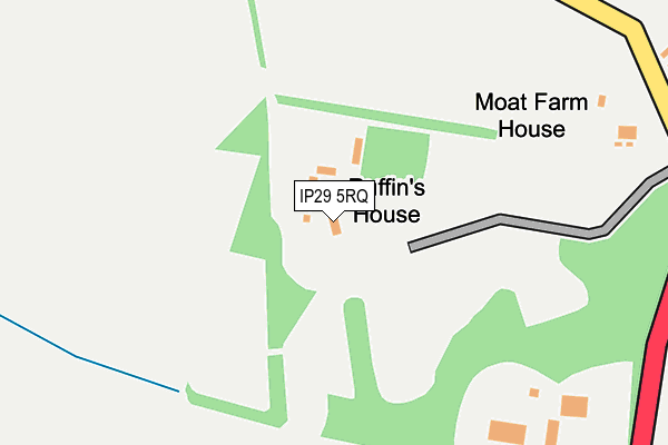 IP29 5RQ map - OS OpenMap – Local (Ordnance Survey)