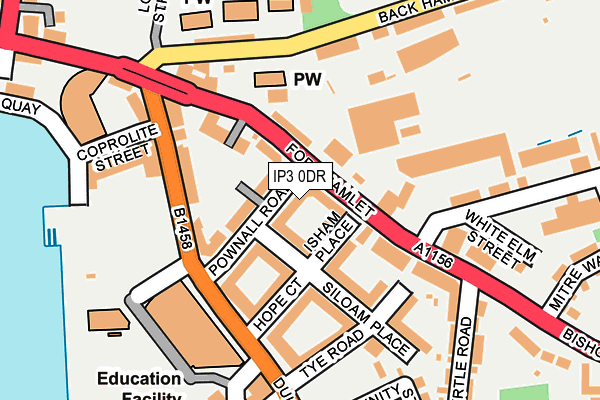 IP3 0DR map - OS OpenMap – Local (Ordnance Survey)