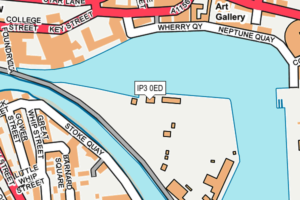 IP3 0ED map - OS OpenMap – Local (Ordnance Survey)