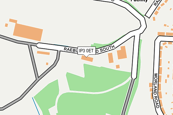 IP3 0ET map - OS OpenMap – Local (Ordnance Survey)